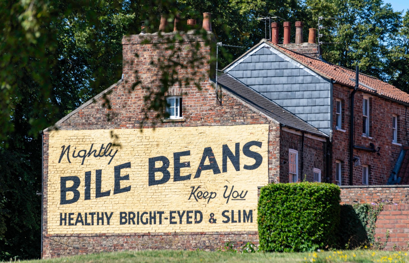 Bile Beans sign