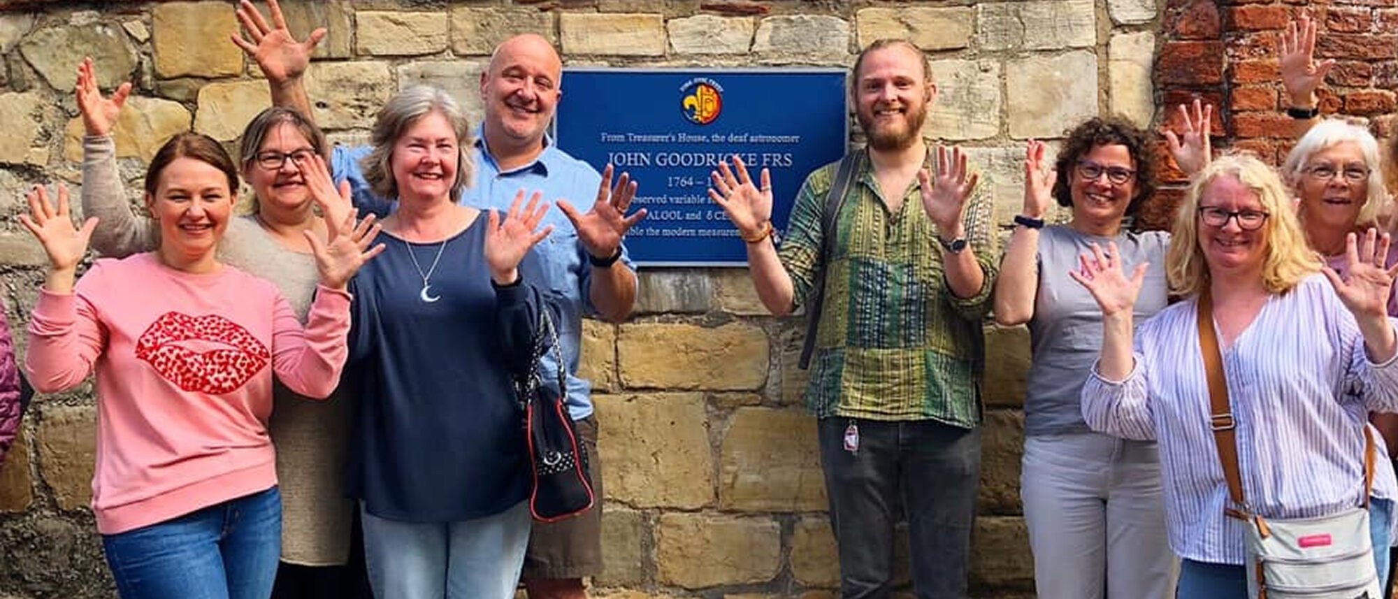 A group of York Civic Trust volunteers