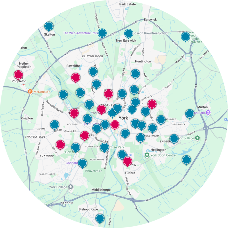 Interactive map teaser