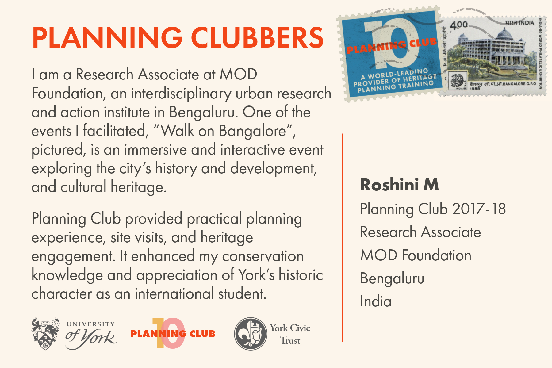Planning Club postcard