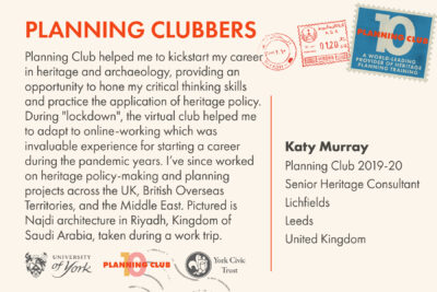 Planning Club postcard