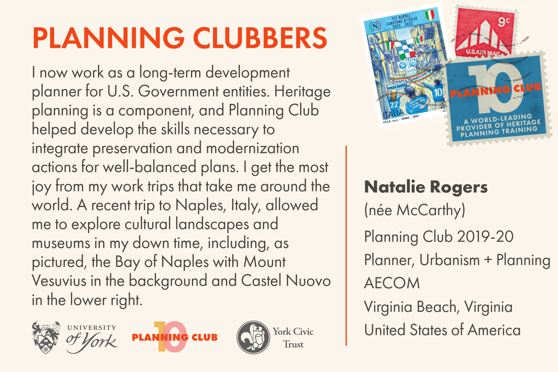 Planning Club postcard
