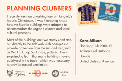 Planning Club postcard