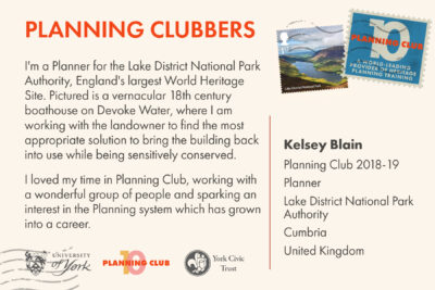 Planning Club postcard