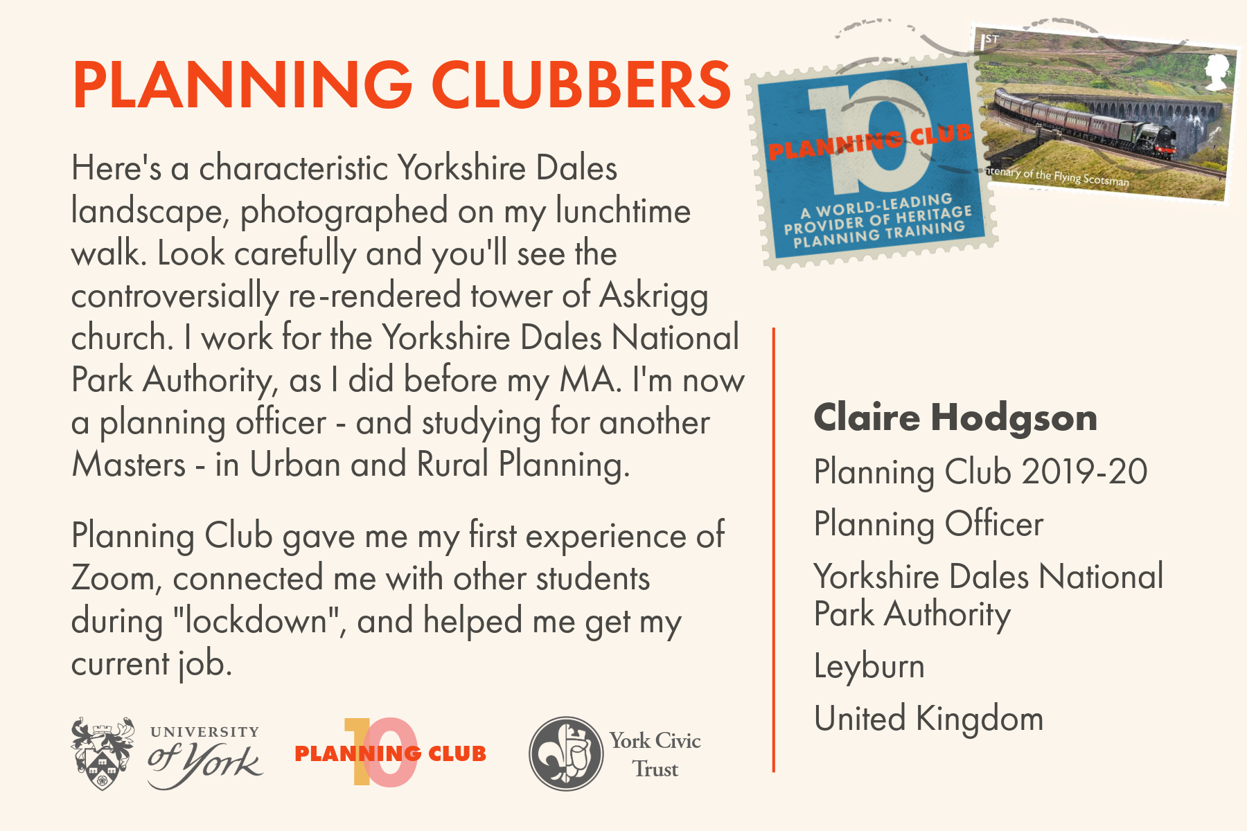 Planning Club postcard
