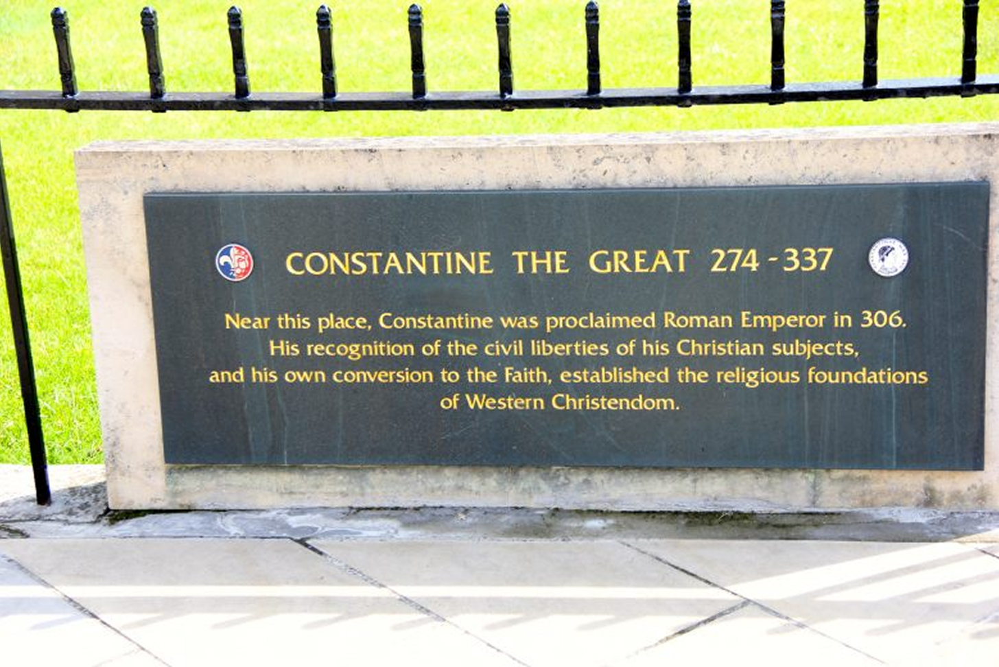 Constantine The Great plaque